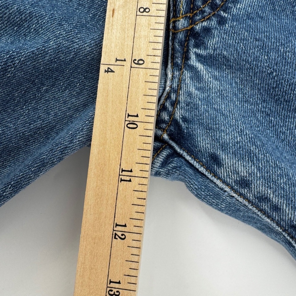 Levis 501 Original Fit Jeans Mens 30x30 (29x29) Blue Denim Button Fly Straight - Picture 7 of 16